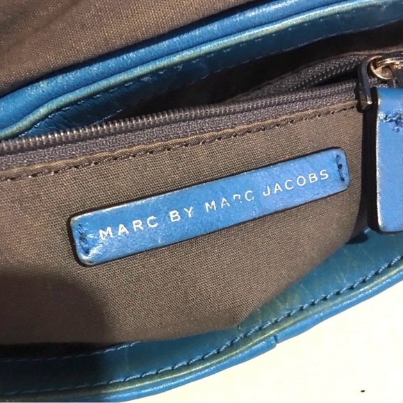 Marc by Marc Jacob’s Blue Leather Crossbody Bag - Picture 7 of 8